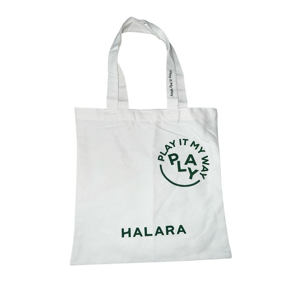 Halara Play it My Way Canvas Tote Bag